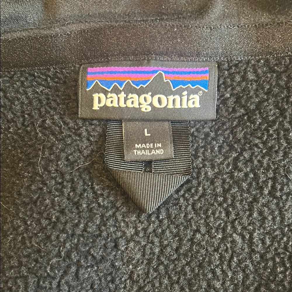 COPY - Patagonia Men's Black Sweater - Picture 3 of 5